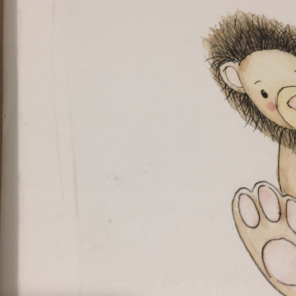 WALL ART CANVAS’ Elephant and Lion Print 12X12 - Picture 11 of 12